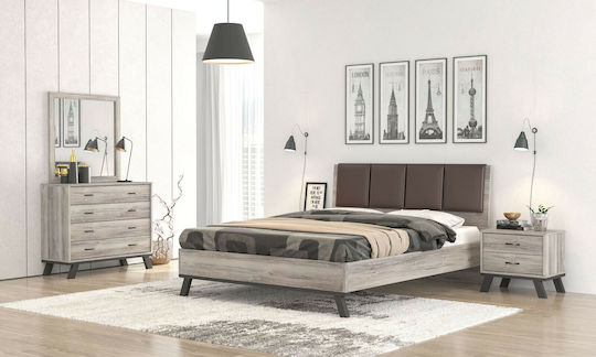 Schlafzimmer Set No 69 Brown / Ash 150x200cm 5Stück