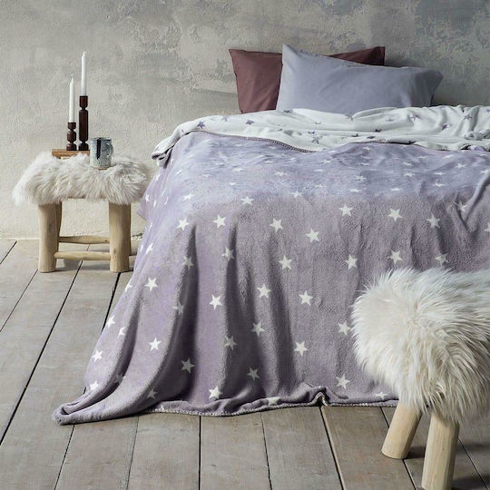 Nima Stilla Decke Fleece Übergröße 220x240cm Grau