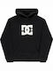 Kids Sweatshirt with Hood and Pockets Black Star