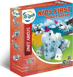 Gigo Joc de construcție din plastic First Robot Safari pentru copii de 5++ ani