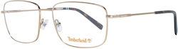 Timberland Metallisches Brillengestell Gold TB1...
