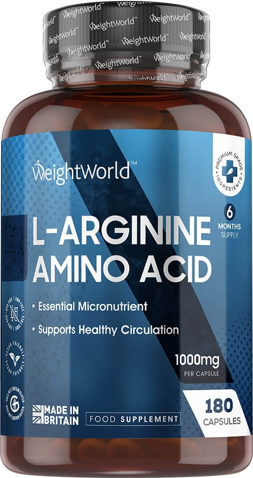 WeightWorld LArginine Amino Acid 1000mg 180 κάψουλες Skroutz.gr