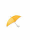 Benetton 56045 Automatic Umbrella with Walking Stick Orange