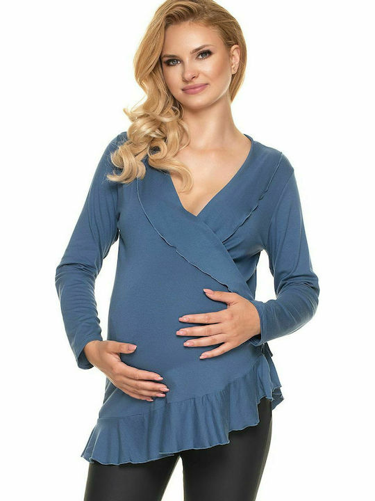 PeeKaBoo 0185 Top Schwangerschafts-Tops Blau 157823