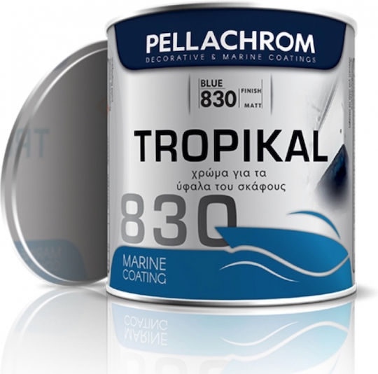 Pellachrom Tropikal 830 Hull Paint for Boat Hulls 1kg Black