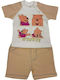 Beboulino Kids' Pajamas Summer Orange