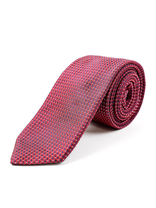 Boss Herren Krawatte Seide Gedruckt in Burgundisch Farbe Boss Herren Krawatte Seide Gedruckt in Burgundisch Farbe