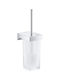 Grohe Selection Cube 40857000 Metallic Toilet Brush White