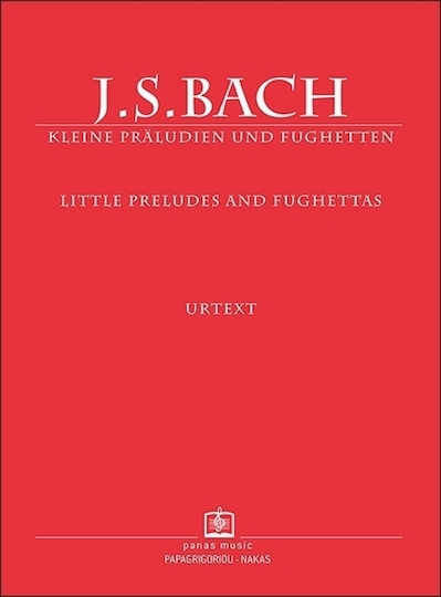 Panas Music Bach - Little Preludes and Fughettas Παρτιτούρα για Πιάνο