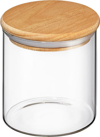 Zassenhaus Allgemeine Verwendung Lebensmittelglasbehälter mit Deckel Transparent 600ml