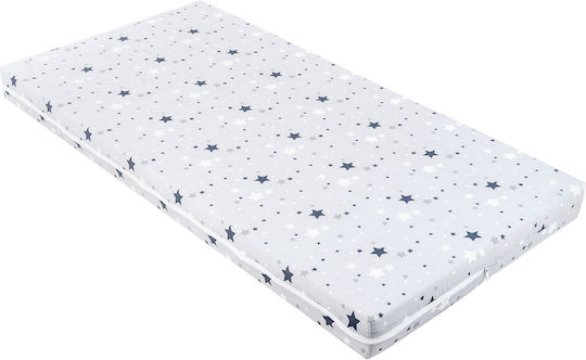 Kikka Boo Στρώμα Κούνιας Fantasia Stars Grey 70cmx140cmx8cm