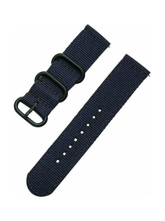 Strap Fabric easy click 0512 blue 18mm