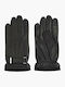 Schwarz Wolle Handschuhe
