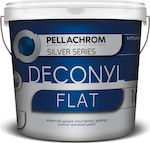 Pellachrom Deconyl Flat Plastic Paint for Interior Use White 750ml