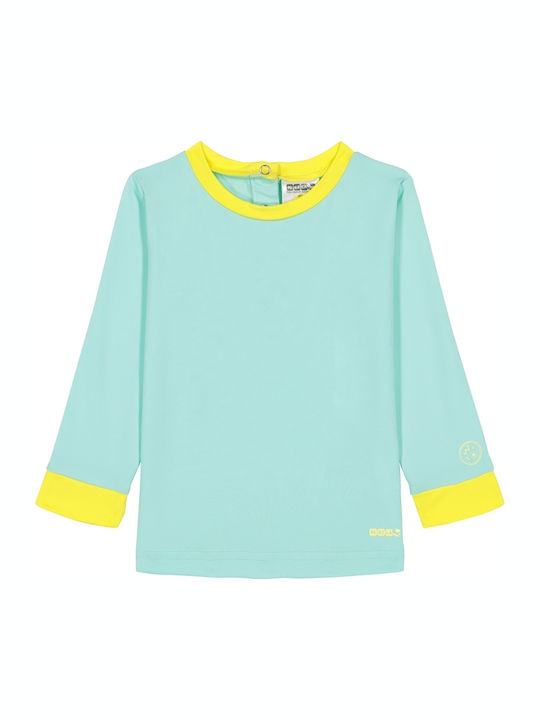 KiETLA Kids Swimwear UV Long Sleeve Shirt Turquoise