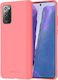 Mercury Soft Feeling Back Cover Silicone Pink Sand (Galaxy Note 20)