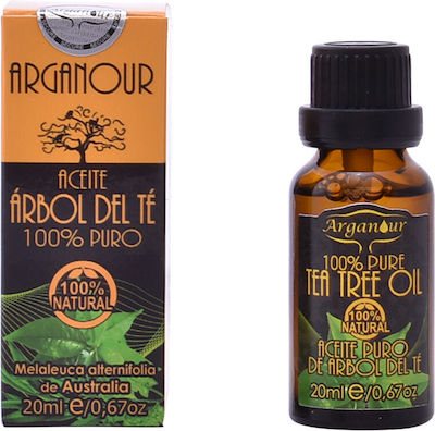 Arganour Tea Tree Oil Pure Gesichtsöl für Wiederherstellen mit Öl Teebaum 20ml