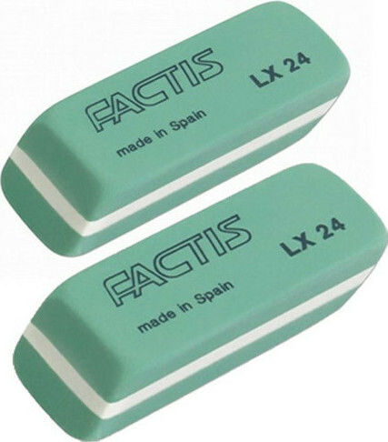 Factis Set Gume pentru Creion Lx24 2buc Verzi