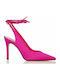 Sante Pointed Toe Fuchsia Heels