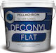 Pellachrom Deconyl Flat Plastic Vopsea pentru Utilizare Intern Alb 10lt