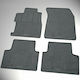 Cik Set of Front and Rear Mats 4pcs for Ford Courier 2014+ Black