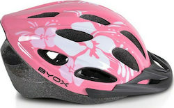 Byox Y02 Kids' Helmet for City Bike Pink with LED Light