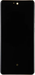 Samsung Screen with Frame for Galaxy A72 (White)