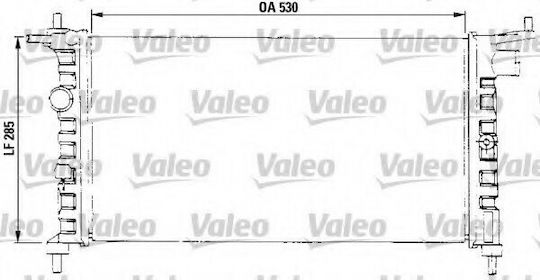 Valeo Car Water Radiator for Opel Combo / Corsa / Tigra