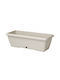 Plastecnic Terrae Blumenkasten Kunststoff Weiß 50x16.7cm.