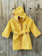Nima Hooded Baby Bathrobe Leobaby Yellow