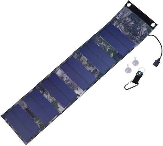 PowerNeed ES-6 Αναδιπλούμενο Ηλιακό Panel Φορτιστής 9W (Φορητών Συσκευών)