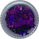 UpLac Butterflies Holo 16 Glitzersteine für Nägel in Lila Farbe