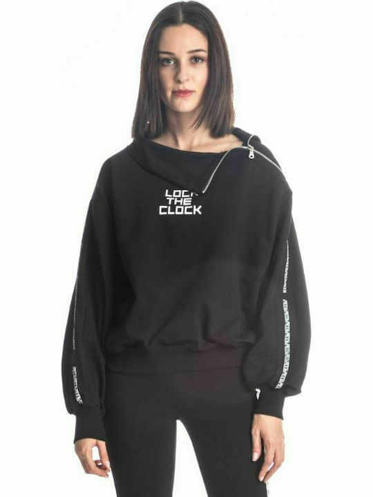 Paco & Co 218131 Women's Sweatshirt Black