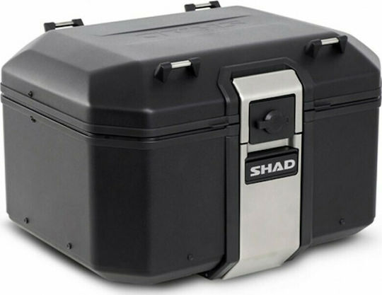 Shad Terra TR48 Aluminium Edition Μπαγκαζιέρα Μοτοσυκλέτας Αλουμινίου 48lt Μαύρη