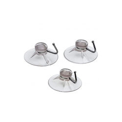 Svim Cârlig Cu Ventuză Ø4cm Set 3 Bucăți