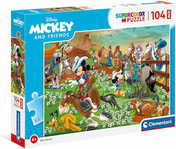 Kinderpuzzle Mickey & Friends für 3++ Jahre 104pcs Clementoni