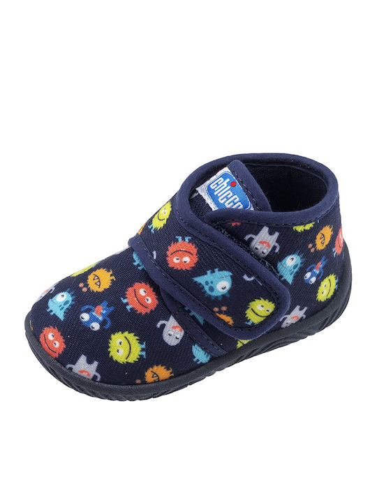 Chicco Παντόφλες Μποτάκια Navy Μπλε Taxo 2