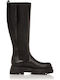 Sante Leather Women's Boots with Rubber Black