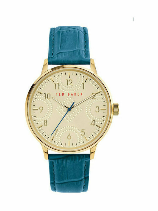 Ted Baker Cosmop Women's Watch with Blue Leather Strap