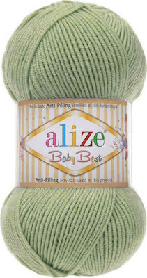 Alize Synthetic Knitting Yarn Baby Best 138 Green 240m 100gr