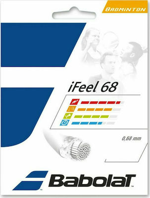 Babolat Ifeel 68 Cordă Tenis Alb 10.2m, Ø0.68mm