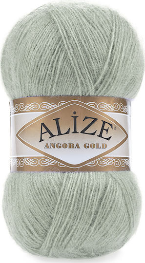 Alize Synthetic Knitting Yarn Angora Gold 515 Πράσινο 550m 100gr