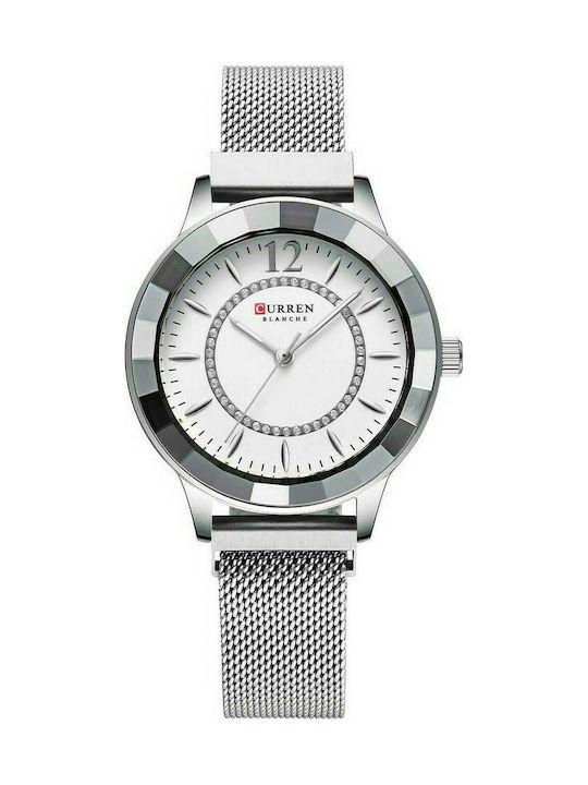 Curren Watch with Silver Metal Bracelet