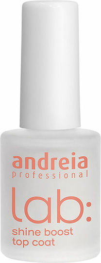 Andreia Professional Shine Boost Top Coat for Regular Nail Polish 10.5ml