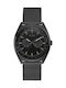 Guess Uhr Chronograph Batterie mit Schwarz Metallarmband