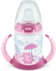 Nuk First Choice Peppa Pig Lernbecher Kunststoff mit Griffen Rosa für 6m+m+ 150ml