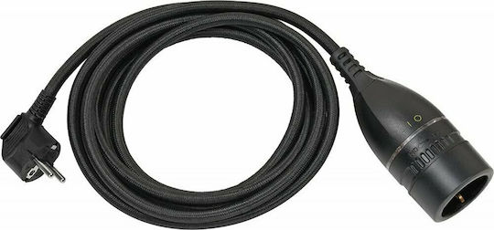 Brennenstuhl Extension Cable Cord 3 x 1.5mm²/5m Black