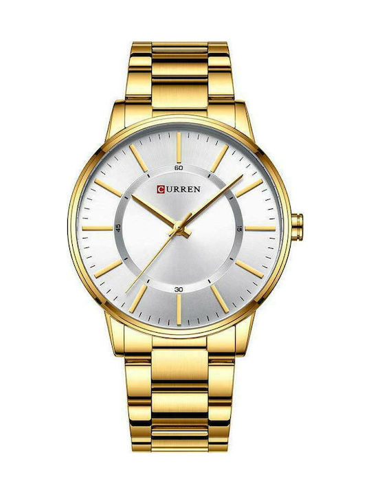 Curren Watch Battery with Gold Metal Bracelet