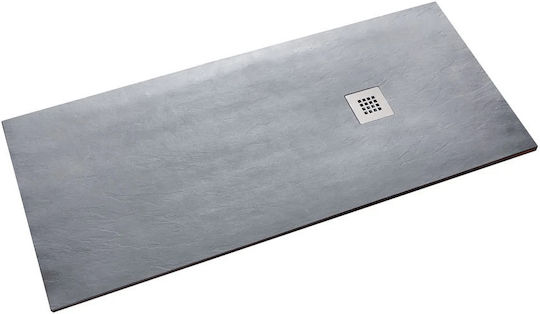 Tema Rectangular Shower Artificial Stone 180x80cm Anthracite