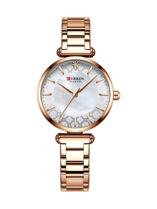 Curren Uhr mit Rose Gold Metallarmband